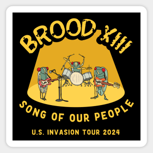 Cicada Brood XIII Cicada Song Sticker